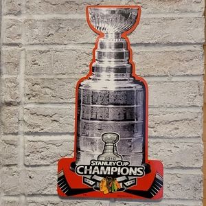 Chicago Blackhawks 2010 Stanley Cup Sign